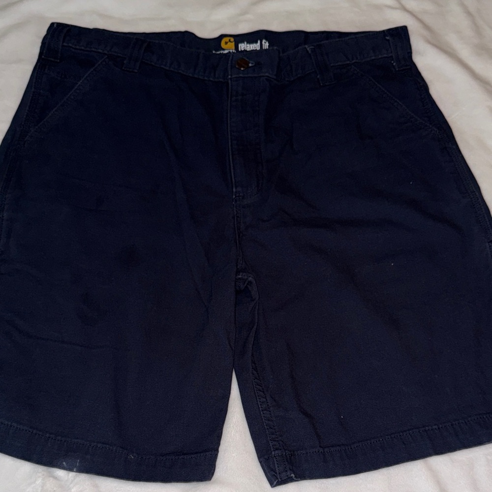 Carhartt Navy Relaxed Fit Men’s Shorts